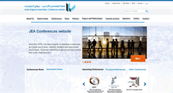 Desktop Screenshot of jeaconf.org